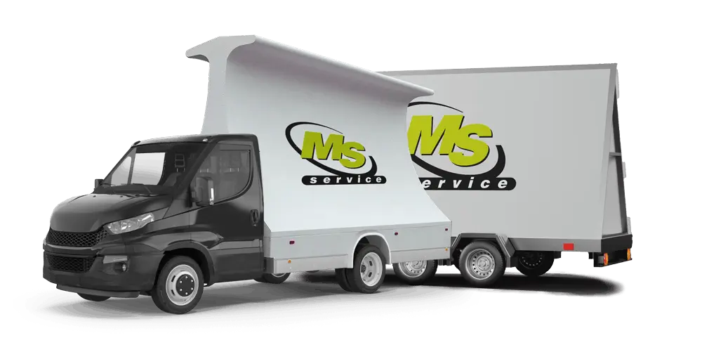 Camion vela MS Service a Pordenone